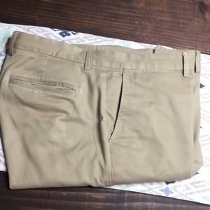Tan slim fit chinos